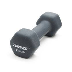 Гантель металлическая в неопреновой оболочке TORRES 2 кг