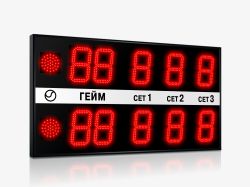 Табло для большого тенниса 1300х700 мм R 0.5 Кд