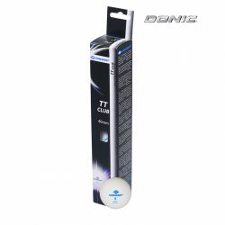 Мяч для настольного тенниса DONIC 2T-Club (6 шт.) белый
