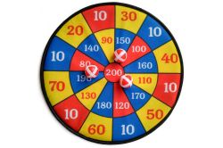 Дартс детский 28 см (с шариками на липучках)