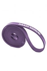 Силовая эластичная лента MADWAVE Long Resistance Band 18,2-36,4 кг (фиолетовый)