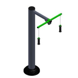 Уличный тренажер для людей с ограниченными возможностями Перетягивание