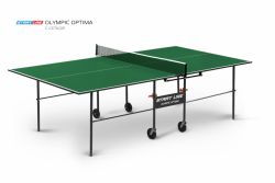 Теннисный стол START LINE Olympic Optima Green (с сеткой) Теннисный стол START LINE Olympic Optima Green (с сеткой)