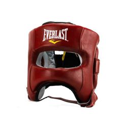 Шлем боксерский EVERLAST Elite Leather (красный)