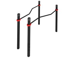 Параворкаут Брусья изогнуто-горизонтальные 89 мм