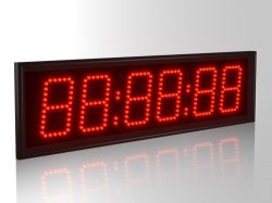 Таймеры для спорта 560x160 мм R 0.5 Кд красный