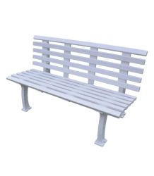 Лавочка для теннисных кортов TENNIS LIFE 150 см белая