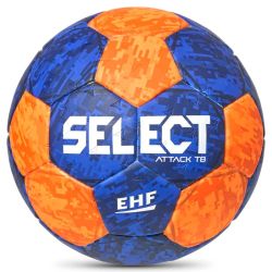 Мяч гандбольный SELECT ATTACK TB V22 (ПУ) сине-оранжевый