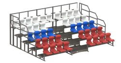 Трибуна сборно-разборная 5-ти рядная на 42 места СТ-416 Трибуна сборно-разборная 5-ти рядная на 42 места СТ-416