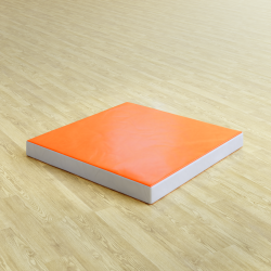 Мат гимнастический 1х1х0,1м  ПРОФИ (тент, антислип) М100-6