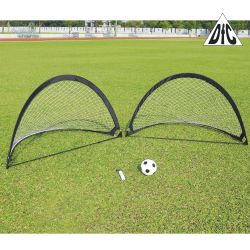 Ворота футбольные игровые DFC Foldable Soccer 1,2х0,09х0,09 м черный