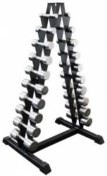 Гантельный ряд MB Barbell (10 пар гантелей 1-10 кг, 1 стеллаж)