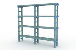 Стеллаж для акваинвентаря 200х34,5х180см