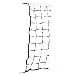 Сетка для пляжн. волейбола EL LEON DE ORO трен. 8,5х1 м d=3 мм (верх. лента белого цвета, без боковых лент) без троса Сетка для пляжн. волейбола EL LEON DE ORO трен. 8,5х1 м d=3 мм (верх. лента белого цвета, без боковых лент) без троса