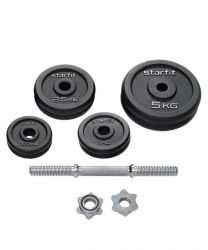 Гантель разборная чугунная STARFIT DB-715 20 кг Гантель разборная чугунная STARFIT DB-715 20 кг