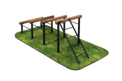 Элемент полосы препятствий Разрушенная лестница