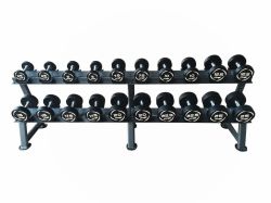 Комплект PVC гантелей 2,5-25 кг (10 пар) со стойкой FITEX PRO FTX-312.1