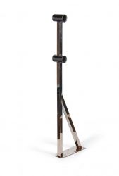 Кронштейн для хореографического (балетного) станка напольный двухрядный (нержавеющая сталь)