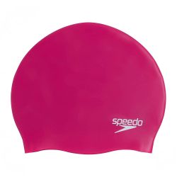 Шапочка для плавания SPEEDO Plain Molded Silicone Cap розовый