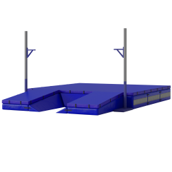 Зона приземления для прыжков с шестом 8,8х6х0,8 м ПРОФИ (сменный мат) ЗПШ-2