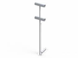 Кронштейн для хореографического (балетного) станка напольный двухрядный СТ-106