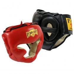 Шлем боксерский тренировочный МЕХИКО-2, M (иск.кожа) черный