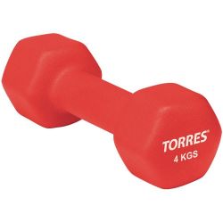 Гантель неопреновая TORRES 4 кг