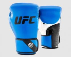 Перчатки боксерские тренировочные для спаринга UFC Pro Fitness Blue Перчатки боксерские тренировочные для спаринга UFC Pro Fitness Blue