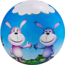 Мяч детский с рисунком "Зайчата" (ПВХ) Мяч детский с рисунком "Зайчата" (ПВХ)