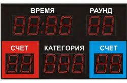 Табло для бокса 1000x600 мм R 0.5 Кд красный