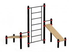 Уличный спортивный комплекс Воркаут ТС-38 76 мм