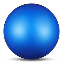 Мяч для художественной гимнастики INDIGO IN315-B d=15 см (синий металлик)
