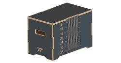 Тумба для наклонов h=400 мм (ламинир. фанера) СТД-2