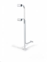 Кронштейн для хореографического (балетного) станка напольно-пристенный двухрядный "Грация" белый