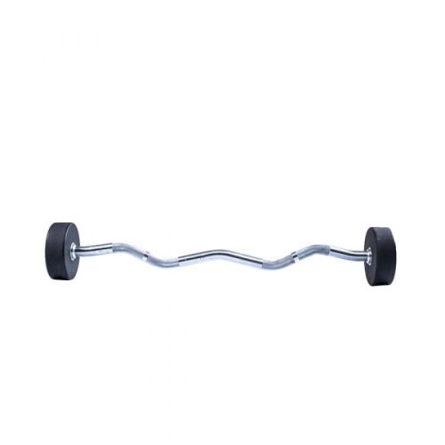 Фиксированная кривая штанга LIVEPRO Ez Curl Urethane Barbells 25 кг