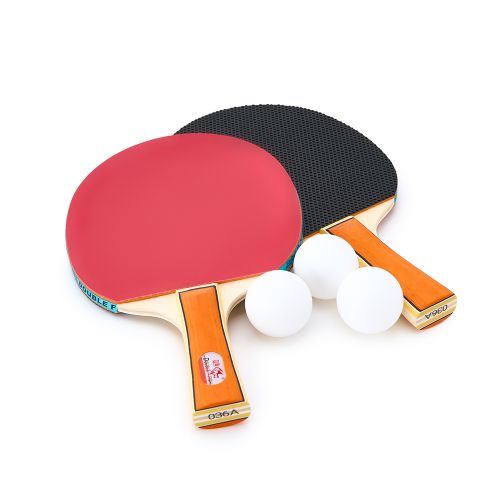 Набор для настольного тенниса DOUBLE FISH 036A (2 ракетки и 3 мяча)#5 Набор для настольного тенниса DOUBLE FISH 036A (2 ракетки и 3 мяча)#5