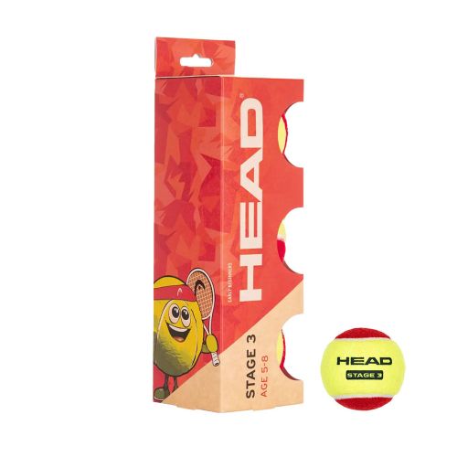 Мяч теннисный HEAD Sage 3 Red (3 шт.) Мяч теннисный HEAD Sage 3 Red (3 шт.)