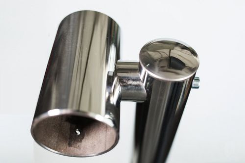 Кронштейн для хореографического (балетного) станка напольный двухрядный М18 (нержавеющая сталь)#5 Кронштейн для хореографического (балетного) станка напольный двухрядный М18 (нержавеющая сталь)#5