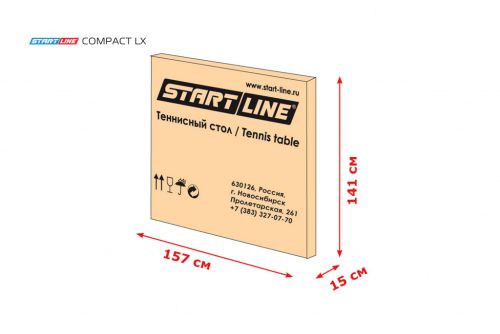 Теннисный стол START LINE Compact LX Green (с сеткой)#4 Теннисный стол START LINE Compact LX Green (с сеткой)#4