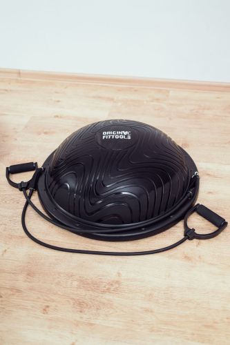 Полусфера гимнастическая Original FitTools R3 с эспандерами и насосом#5