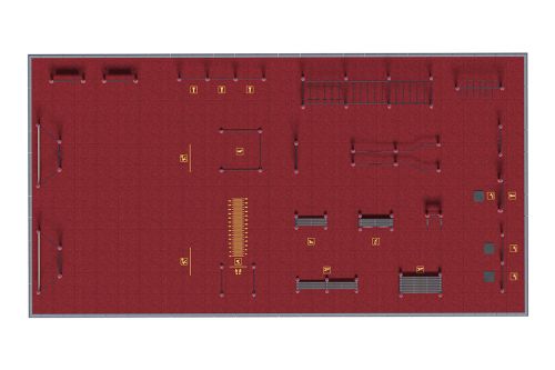 Спортивная площадка по требованиям Министерства спорта РФ (приказ № 1049 от 24.12.2021 г.) без уличных тренажеров#2
