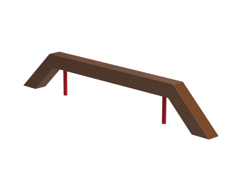 Элемент полосы препятствий Бревно