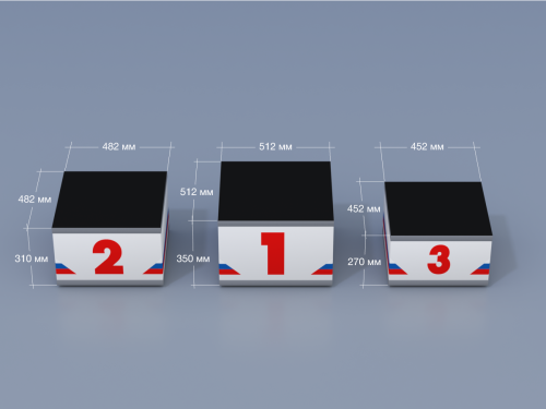 Пьедестал «Эконом» Матрешка 510х510 мм#4