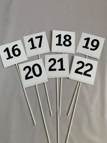 Указатели метража разметки для толкания ядра (7 шт.)