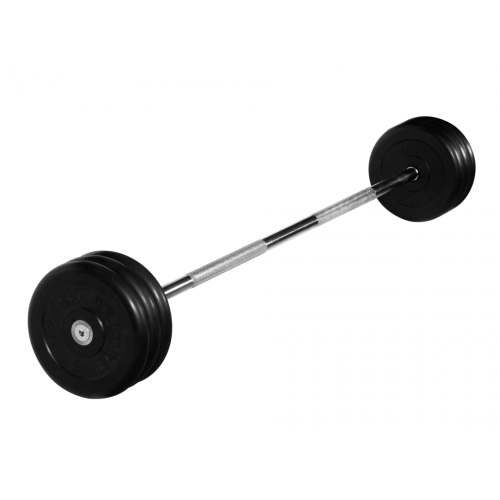 Штанга неразборная 35кг черная MB Barbell MB-BarMW-B35
