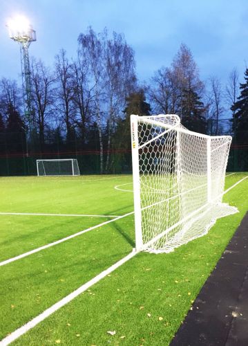 Ворота футбольные 7,32х2,44 м алюминиевые 100х120 мм стационарные SPORTWERK (SpW-AG-732-2P)#6