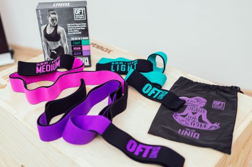 Набор из трех тканевых эспандеров Original FitTools FT-UNIQ#5