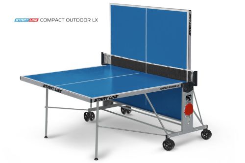 Всепогодный теннисный стол START LINE Compact -2 LX Outdoor Blue (с сеткой)#4