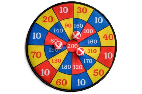 Дартс детский 28 см (с шариками на липучках)