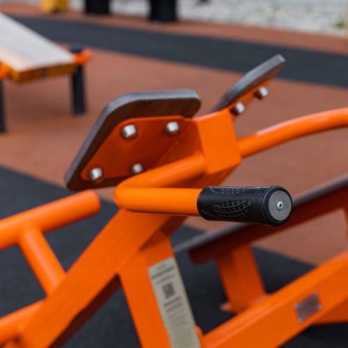 Уличный тренажер Скамья для пресса + гиперэкстензия ZAVODSPORTA Fix-1709#7